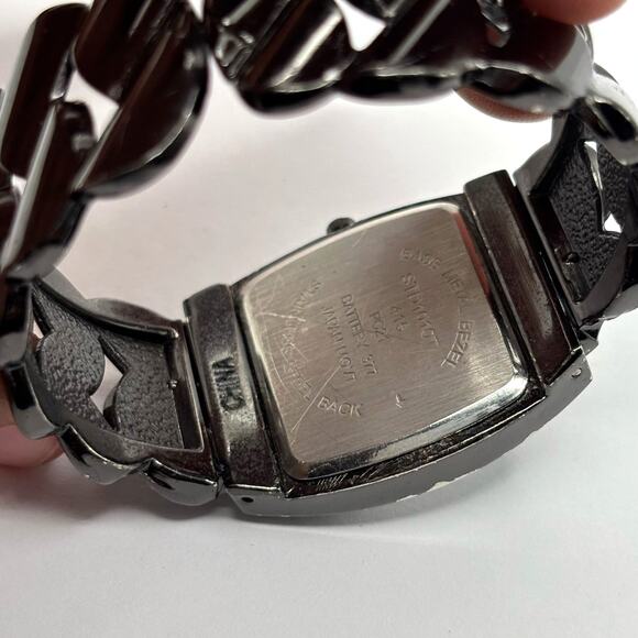 Black Studio Time Cuff Watch - Picture 4 of 4